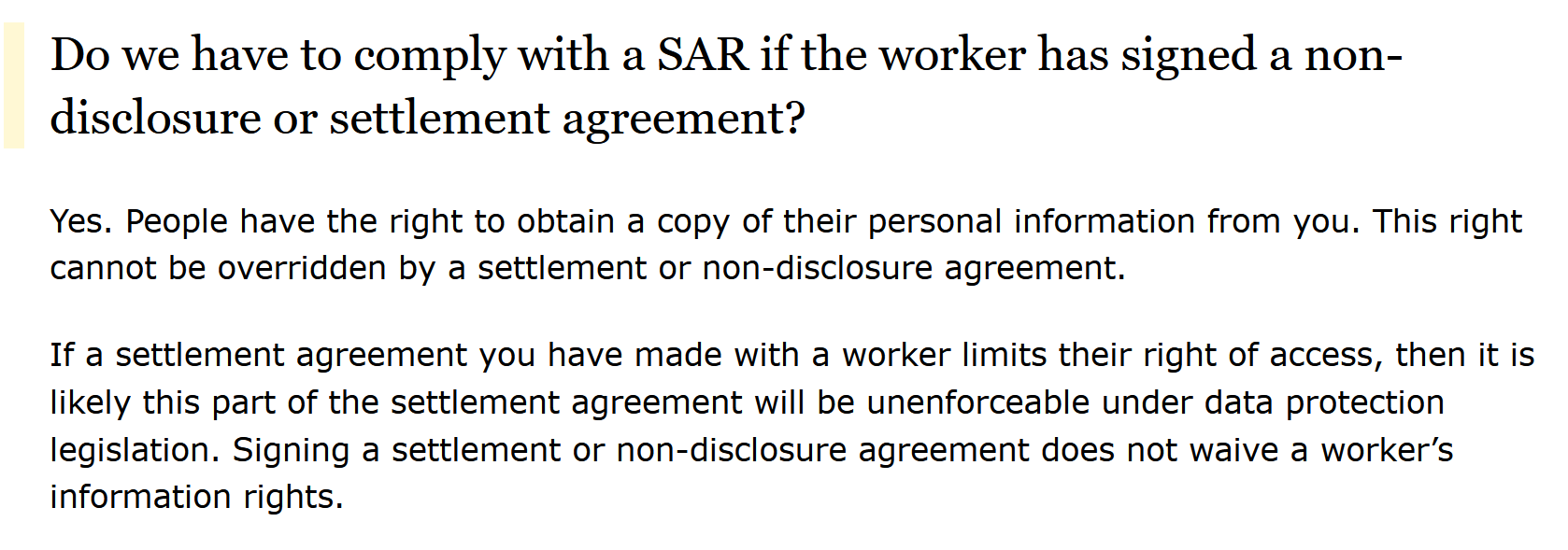 settlement-agreement-data-subject-request-access-rights-waiver